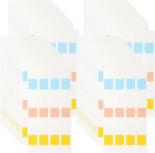 PATIKIL Clear Index Sticky Tabs, 480 Pcs Small Transparent Sticky Notes Bookmarks Planner Stickers Page Tabs for Office Notebooks File Folder Ledger Book, Classic 3 Colors