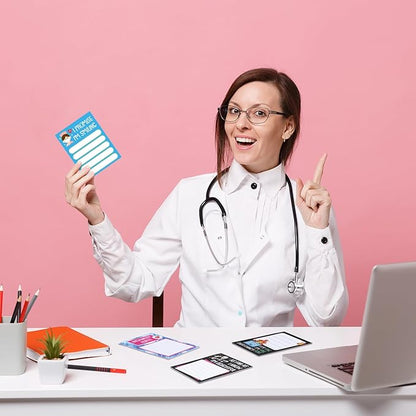 Geyee 24 Pcs Fun Nurse Sticky Notes with Funny Pens Fun Notepads for Adults Coworkers Nurse 3 x 4 Inch to Do List Notepads with Sayings Pen for Lab Week Gifts Teacher Office Supplies