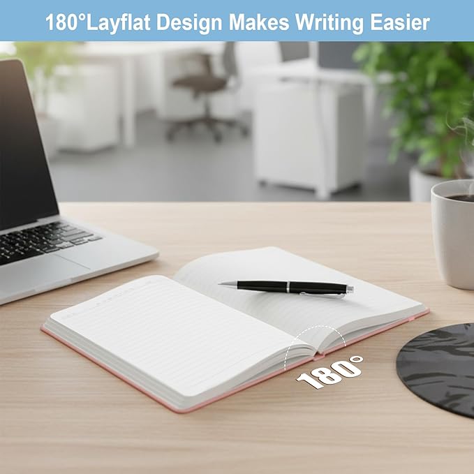 ViVin Lined Journal Notebooks for Work,192 Pages,5.5 x 8.3 inch,College Ruled,A5 Hardcover Journaling Notebooks for Writing,24 Pack Bulk