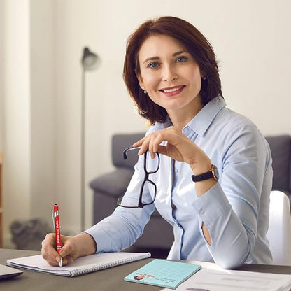 Geyee 24 Pcs Interesting Sticky Notes with Funny Pens Fun Notepads for Adults Coworkers Nurse 3 x 4 Inch to Do List Notepads with Sayings Pen for Lab Week Gifts Teacher Office Supplies