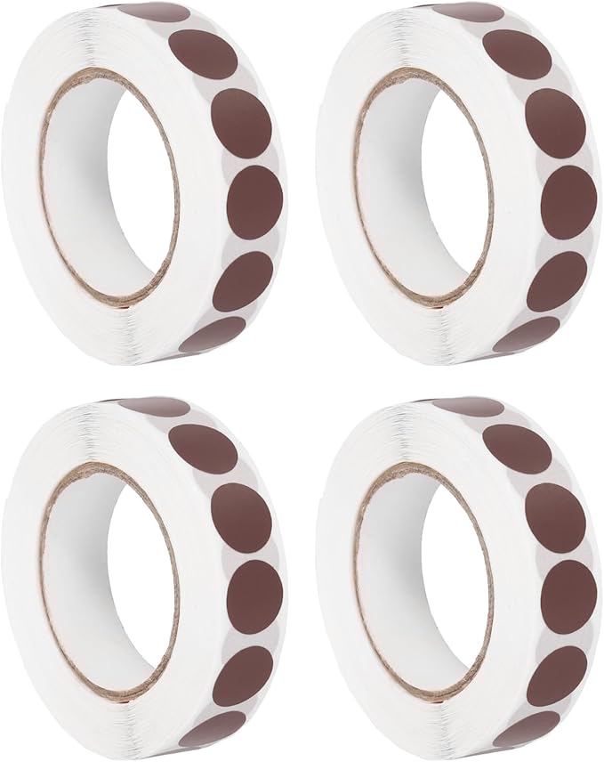 PATIKIL Colored Dot Stickers 1/2", 4000 Pcs Color Coding Labels Blank Circle Stickers Adhesive Round Price Labels for Inventory Office Garage Classroom, Crimson