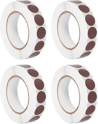 PATIKIL Colored Dot Stickers 1/2", 4000 Pcs Color Coding Labels Blank Circle Stickers Adhesive Round Price Labels for Inventory Office Garage Classroom, Crimson