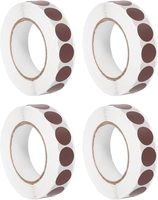 PATIKIL Colored Dot Stickers 1/2", 4000 Pcs Color Coding Labels Blank Circle Stickers Adhesive Round Price Labels for Inventory Office Garage Classroom, Crimson