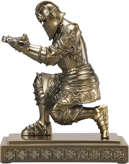 Medieval Knight Pen Holder Office Desk Decor Gifts for Men Father Husband Him Unique