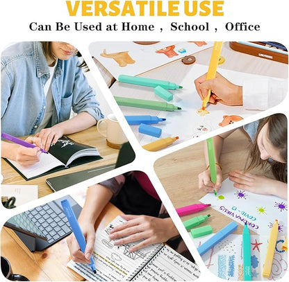 Aesthetic Highlighters, 8 Pack Marker Pens, Assorted Color Highlighters,Cute Pastel Highlighte, No Bleed Highlighte for Bible Journaling Planner Notes School Supplies