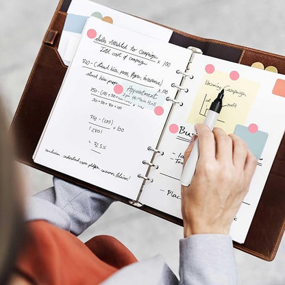 1000PCS Pink Colored Dot Stickers Round Coding Circle Label Stickers 0.5 inch Label in Dispenser Box for Office Classroom