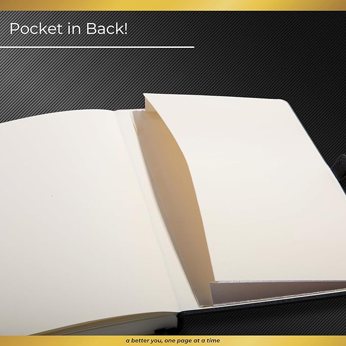 Realizations Journaling Notebooks with Pen Holder - Lined Notebook - 222 Pages Notebook Journal with 100 GSM Paper - Includes Table of Content - Notebooks for Work, School, Home