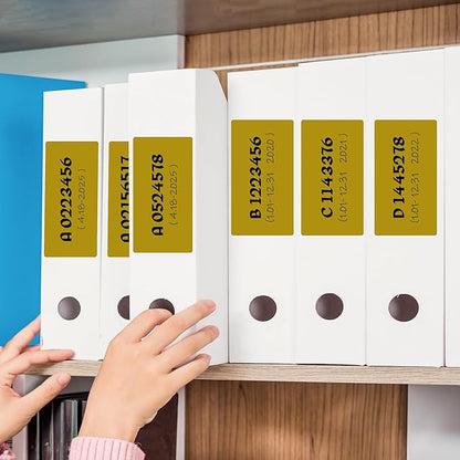 Rectangular Color Coding Paacking Boxes Labels 3X5 Inch 250 Per Roll, Olive Moving Stickers for Boxes Color Coded, Packing Labels Stickers for Inventory Warehouse