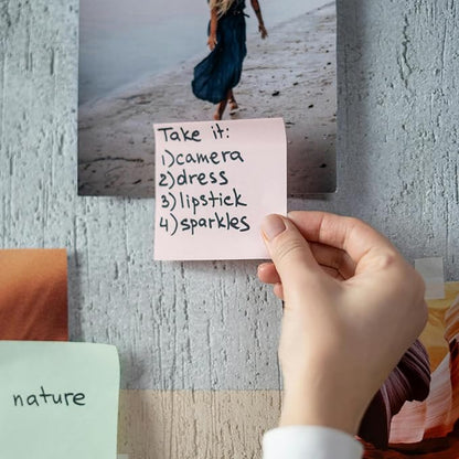 QILIMA(100 Sheets/pad) Sticky Notes 3”x3”12 Pads, Pastel Colors Sticky Notes, Sticky Note, Self-Stick Note Pads, Sticky Pads Sticky Notes Aesthetic, Sticky Notes Bulk