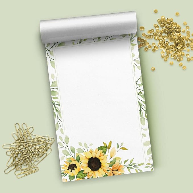 Dashleigh Sunflower Notepad, 100 Sheets (4x6 in. - Unlined)