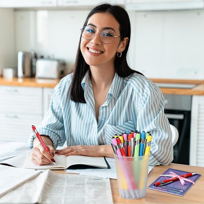 Outus 72 Pcs Inspirational Gift Set Motivational Notepads with Pens Cute Sticky Notes Positive Pens Encouragement to Do List Memo Pads for List Study Planner Office Supplies Gift (Classic Style)