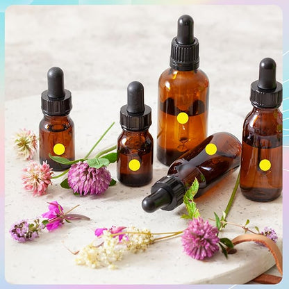 Starboling Dot Stickers, 1/2 Inch Yellow Circle Labels, 1400pcs Writable Color Coding Round Stickers for Office Classroom Garage Sale