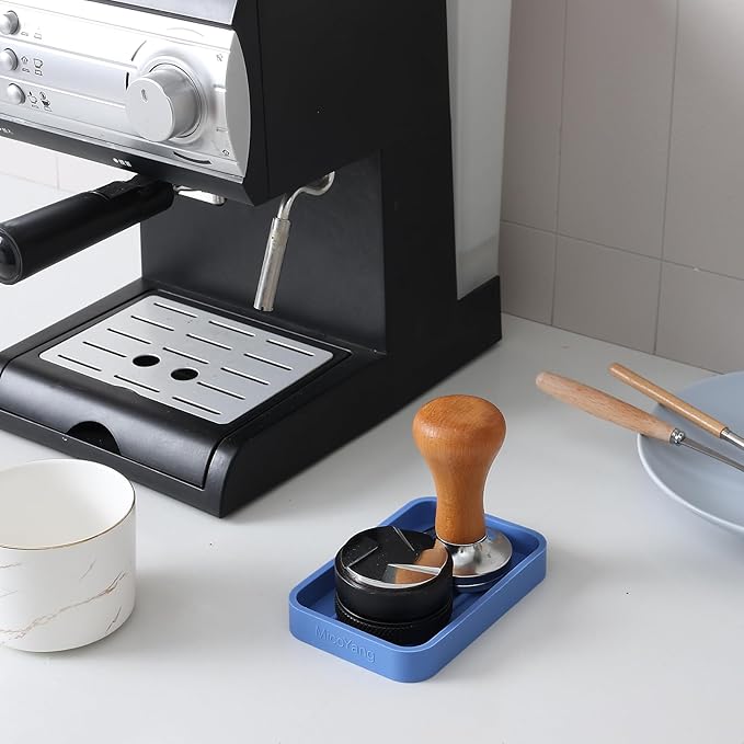 Silicone Kitchen Sink Organizer Tray for Multiple Usage,Easy Clean Sponges Holder for Kitchen Bathroom Counter or Sink,Dish Soap Dispenser,Scrubber,Bottle,Cup Lichen Blue 4.9”x 3.2”