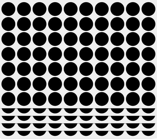 PARLAIM 3/4 Inch Coding Circle Sticker Labels,Pack of 1050 Round Color Code Dot Labels Stickers for Home Office Marking,Organizing (Black)