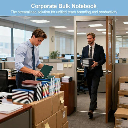 ViVin Lined Journal Notebooks for Work,192 Pages,5.5 x 8.3 inch,College Ruled,A5 Hardcover Journaling Notebooks for Writing,12 Pack Bulk