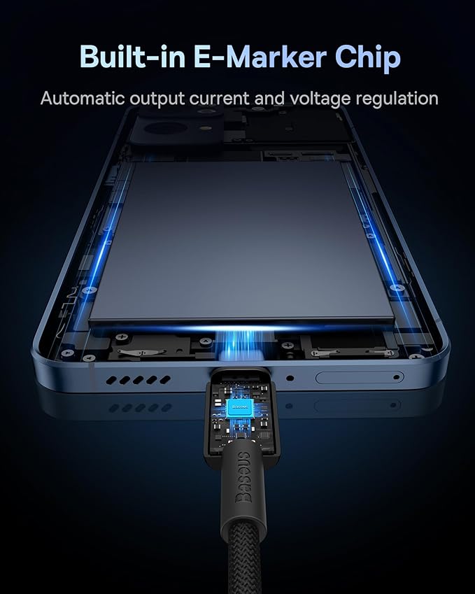 Baseus 65W USB C Charger Block & 100W USB C Cable 2-Pack