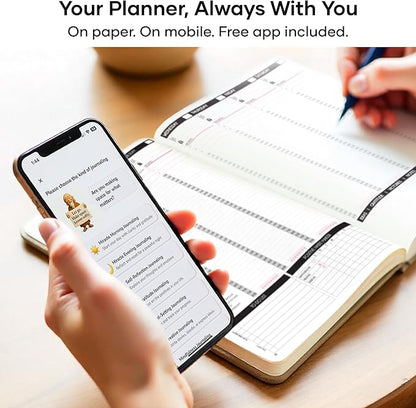 2026 Planner Weekly and Monthly | Law of Attraction Planner with Panduo App | A 12 Month Journey for Productivity, Gratitude & Goal Setting | Includes Foldable Vision Board, Gift Box & Stickers