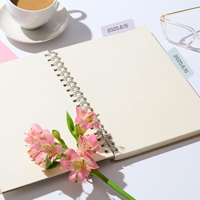 PATIKIL Clear Index Sticky Tabs, 480 Pcs Small Transparent Sticky Notes Bookmarks Planner Stickers Page Tabs for Office Notebooks File Folder Ledger Book, Classic 6 Colors