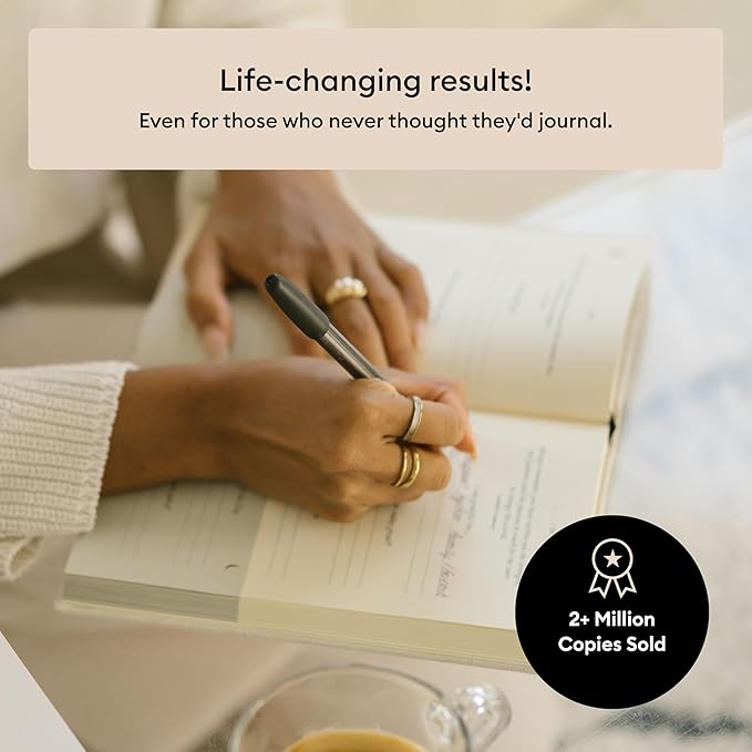 Intelligent Change The Five Minute Journal - Original Daily Gratitude Journal 2025 for Happiness, Mindfulness & Reflection - Daily Affirmations - Undated Planner Gifts for Women & Men