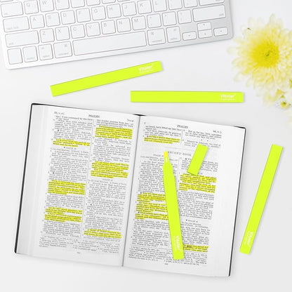 Vitoler Fluorescent Yellow Highlighters,10 Pack Bright Color Chisel tip Highlighters for Adults Kids in the Home School Office
