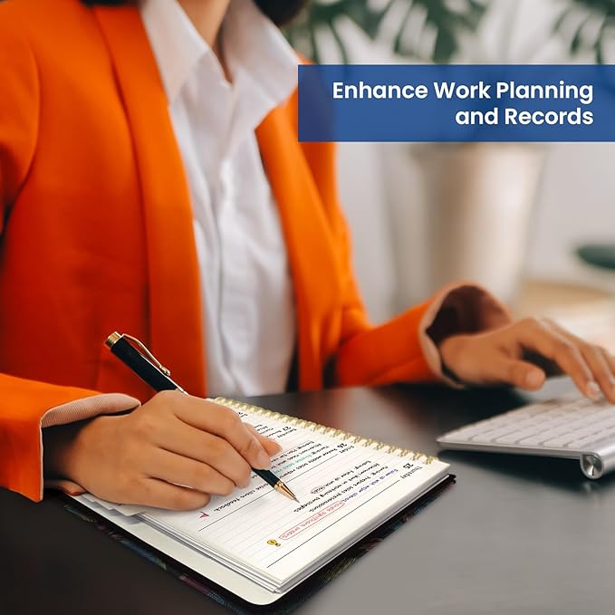 2026 Planner, Weekly and Monthly Planner for Women, Jan 2026 - Dec 2026 Pretty 2026 Calendar Planner with Monthly Tabs, Inner Pocket, Spiral Binding, Perfect for Office Home School - 6.3" x 8.5", Neon Tropics