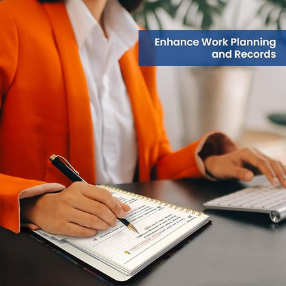 2026 Planner, Weekly and Monthly Planner for Women, Jan 2026 - Dec 2026 Pretty 2026 Calendar Planner with Monthly Tabs, Inner Pocket, Spiral Binding, Perfect for Office Home School - 6.3" x 8.5", Neon Tropics