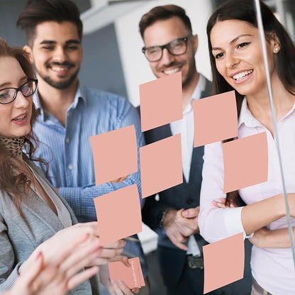 Yinder 24 Pcs Inspirational Sticky Notes Christmas Stocking Stuffers Motivational Sticky Notes Pad Employee Appreciation Gift Bulk for Teacher Nurse Coworker Office 3 x 3'' (Motivational,Pink)