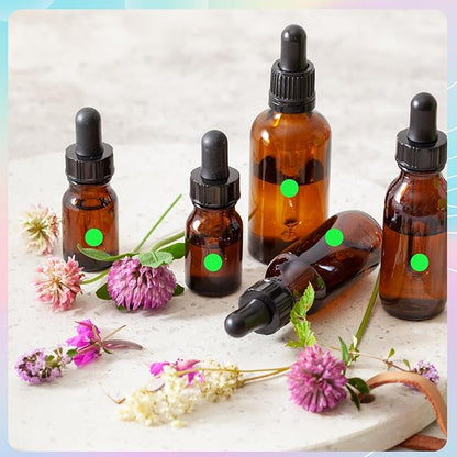 Dot Stickers - 1/2 Inch Fluorescent Green Circle Labels, 1400pcs Self-Adhesive Writable Color Coding Round Stickers for Office, Classroom, Garage Sale