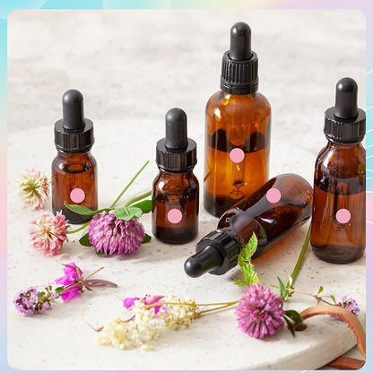 Starboling Dot Stickers - 1/2 Inch Pink Circle Labels, 1400pcs Writable Color Coding, Round Labels for Office, Classroom, Garage Sale