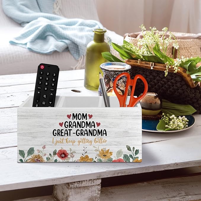 Great Grandma Gifts Pen Pencil Holder Organizer for Desk Accessories, Mom Grandma Great-Grandma Kitchen Utensil Holder for Countertop, GG Gifts