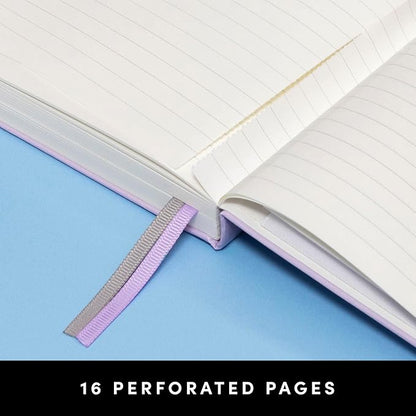 PAPERAGE Lined Journal Notebook, (Marigold), 252 Pages, Medium 5.6 in x 8 in - 100 GSM Thick Paper – Hardcover Journaling Notebook for Work, School & Note Taking