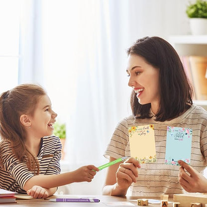 Geyee 24 Pcs Religious Sticky Notes with Bible Verse Pens Fun Notepads for Adults Coworkers Nurse 3 x 4 Inch to Do List Notepads with Sayings Pen for Lab Week Gifts Teacher Office Supplies