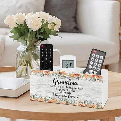 Grandma Gifts Pen Pencil Holder Organizer for Desk Accessories, Thank You for Being Such an Important Piece of My Life Kitchen Utensil Holder for Countertop, Best Grandma Gifts for Christmas