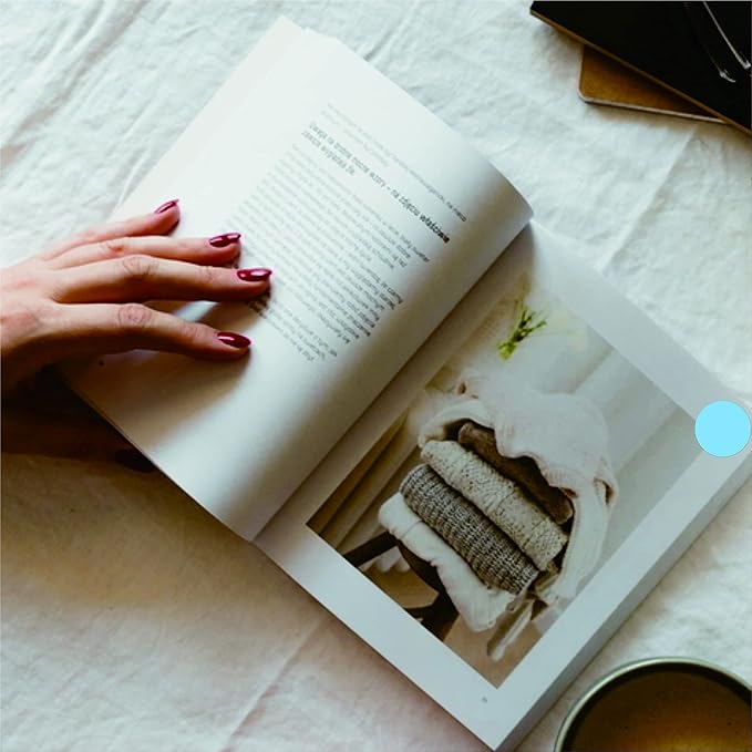 PARLAIM 1 Inch Round Permanent Adhesive Color-Code Dot Stickers, 1000 per Roll Label Dispenser Box, Light Blue Dot Stickers