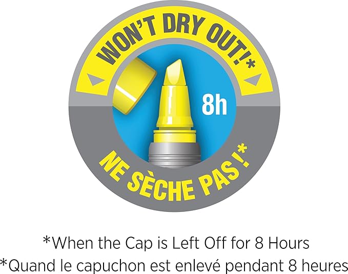 BIC Brite Liner Grip Highlighters, Chisel Tip (1.6 mm), Classic Yellow, 2-Count Pack, Best Highlighters for School Supplies and Office Supplies