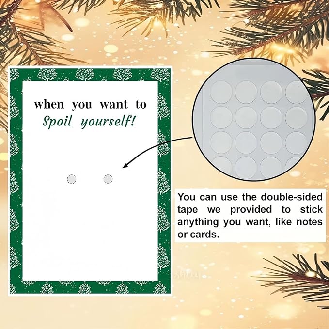 Merry Christmas Gift Card Holder Book - DIY Spiral-Bound with Surprises, College Survival & Graduation Gift, Greeting Card Keeper for Holidays （S13）