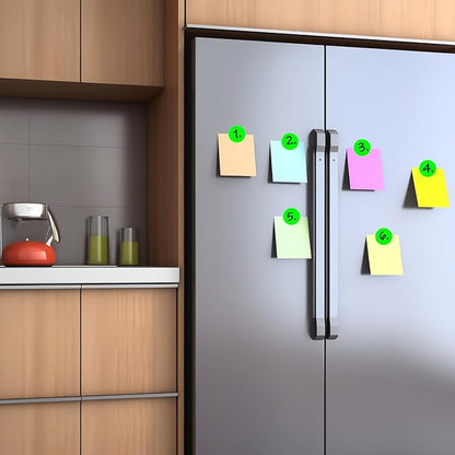 PARLAIM 1 Inch Round Permanent Adhesive Color-Code Dot Stickers,1000 per Roll dots Label Dispenser Box,Fluorescent Green Circle Stickers Label for Office