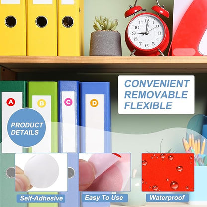 PATIKIL Colored Dot Stickers 1/2", 4000 Pcs Color Coding Labels Blank Circle Stickers Adhesive Round Price Labels for Inventory Office Garage Classroom, Carmine