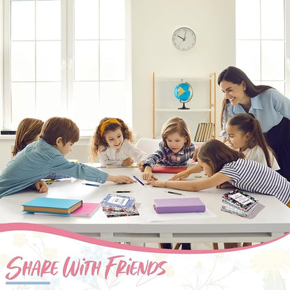 Yeaqee 72 Pcs Motivational Pens Notepads Gifts Set Inspirational Quote Ballpoint Pen Small Notebook Mini Journal Bulk Present Idea for Teacher Coworker Gifts Women Office School(Inspiring)