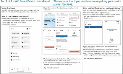 Smart Sleek Socket: Universal Outlet Concealer with Wi-Fi Smart Power Strip