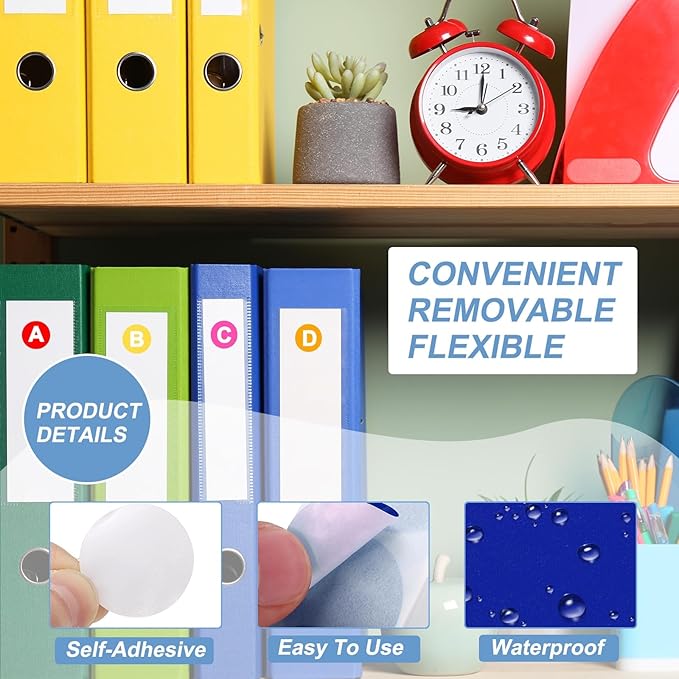 PATIKIL Colored Dot Stickers 1/2", 4000 Pcs Color Coding Labels Blank Circle Stickers Adhesive Round Price Labels for Inventory Office Garage Classroom, Sapphire Blue