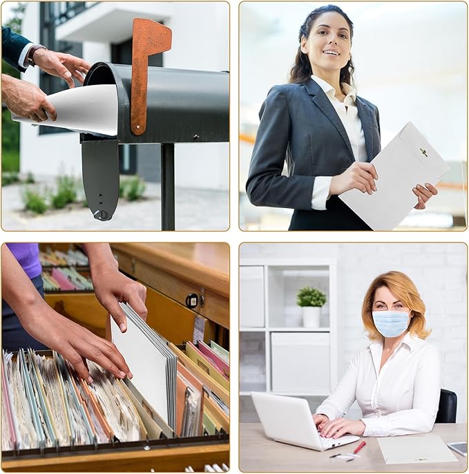 50 Pcs 9 x 12 Manilla Envelopes Clasp Envelope Kraft Catalog Envelope with Clasps Closure 28 lb Kraft Paper Envelope for Storing or Mailing Envelopes Home Office Business Supplies