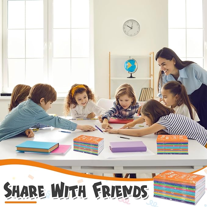 Yeaqee 72 Pcs Motivational Pens Notepads Gifts Set Inspirational Quote Ballpoint Pen Small Notebook Mini Journal Bulk Present Idea for Teacher Coworker Gifts Women Office School(Uplifting)