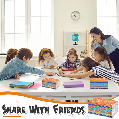 Yeaqee 72 Pcs Motivational Pens Notepads Gifts Set Inspirational Quote Ballpoint Pen Small Notebook Mini Journal Bulk Present Idea for Teacher Coworker Gifts Women Office School(Uplifting)