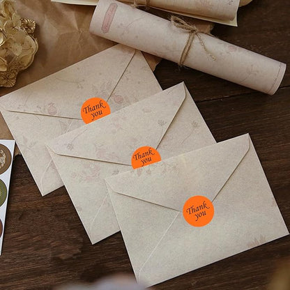 Starboling 800Pcs 1 Inch Orange Round Color Coding,Dot Stickers Labels,Can Writing for Office,Student Classroom and Other Scenarios