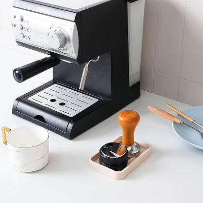 Silicone Kitchen Sink Organizer Tray for Multiple Usage,Easy Clean Sponges Holder for Kitchen Bathroom Counter or Sink,Dish Soap Dispenser,Scrubber,Bottle,Cup Tapioca 4.9”x 3.2”