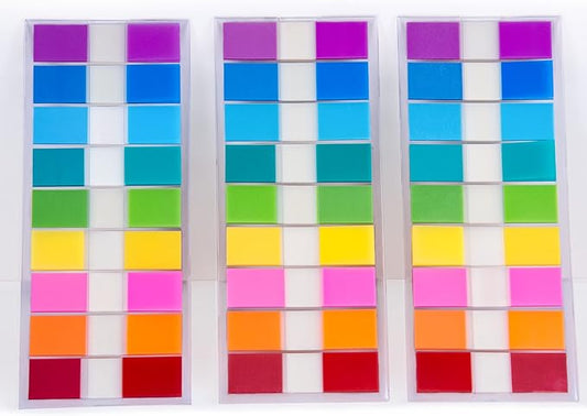 Golcellia 540 Pieces Transparent Sticky Notes Page Markers Book Tabs Sticky Note Tabs Sticky Page Tabs, Pop Up Index Tabs, Tabs for Annotating Books