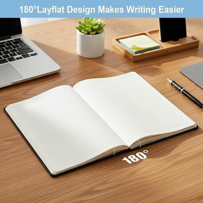 ViVin Lined Journal Notebooks for Work,192 Pages,5.5 x 8.3 inch,College Ruled,A5 Hardcover Journaling Notebooks for Writing,24 Pack Bulk