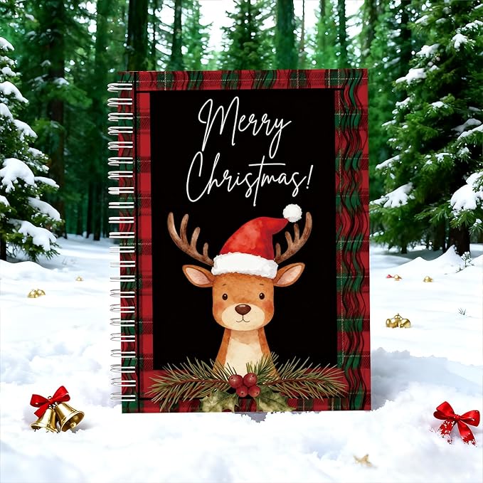 Semyifu Christmas Gift Card Book - Surprises on Every Page, DIY Spiral-Bound Merry Christmas College Survival Kit, Greeting Card Book for Students & Graduation Gifts (S27)
