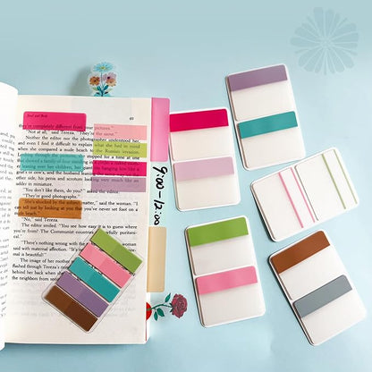 ELII 500 PCS Sticky Tabs 2 Inch Index Tabs,Page Markers File Tabs Self Adhesive, Labels for Pages Notebook